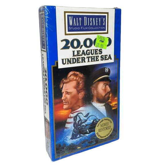 Walt Disney's Studio 20,000 Leagues Under The Sea New Sealed VHS - Picture 1 of 5